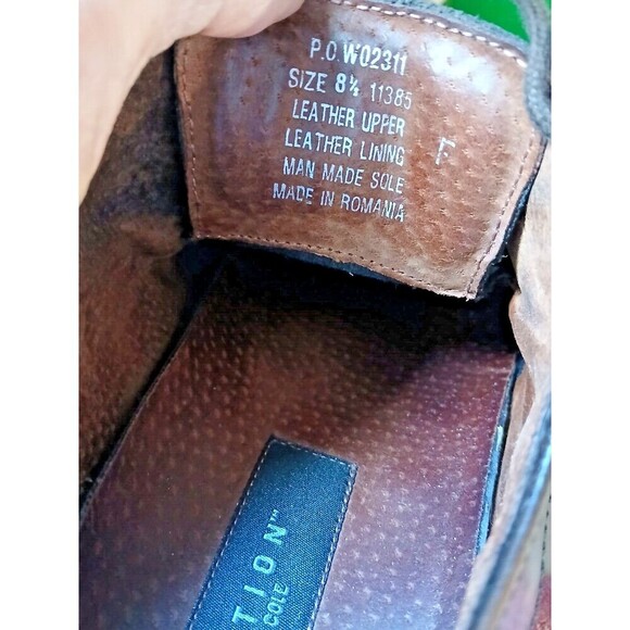 Size 8.5 Brown Mens Kenneth Cole Reaction, Leather Upper and Linning. - Picture 6 of 6